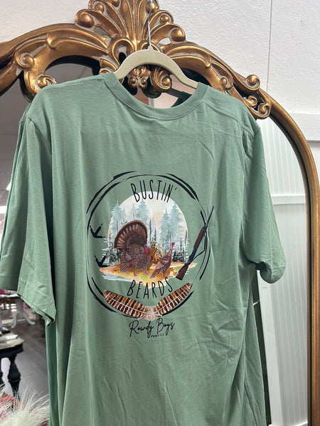 Bustin' Beards Mens Tee