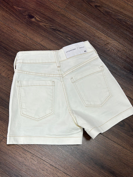 White Denim Cargo Shorts