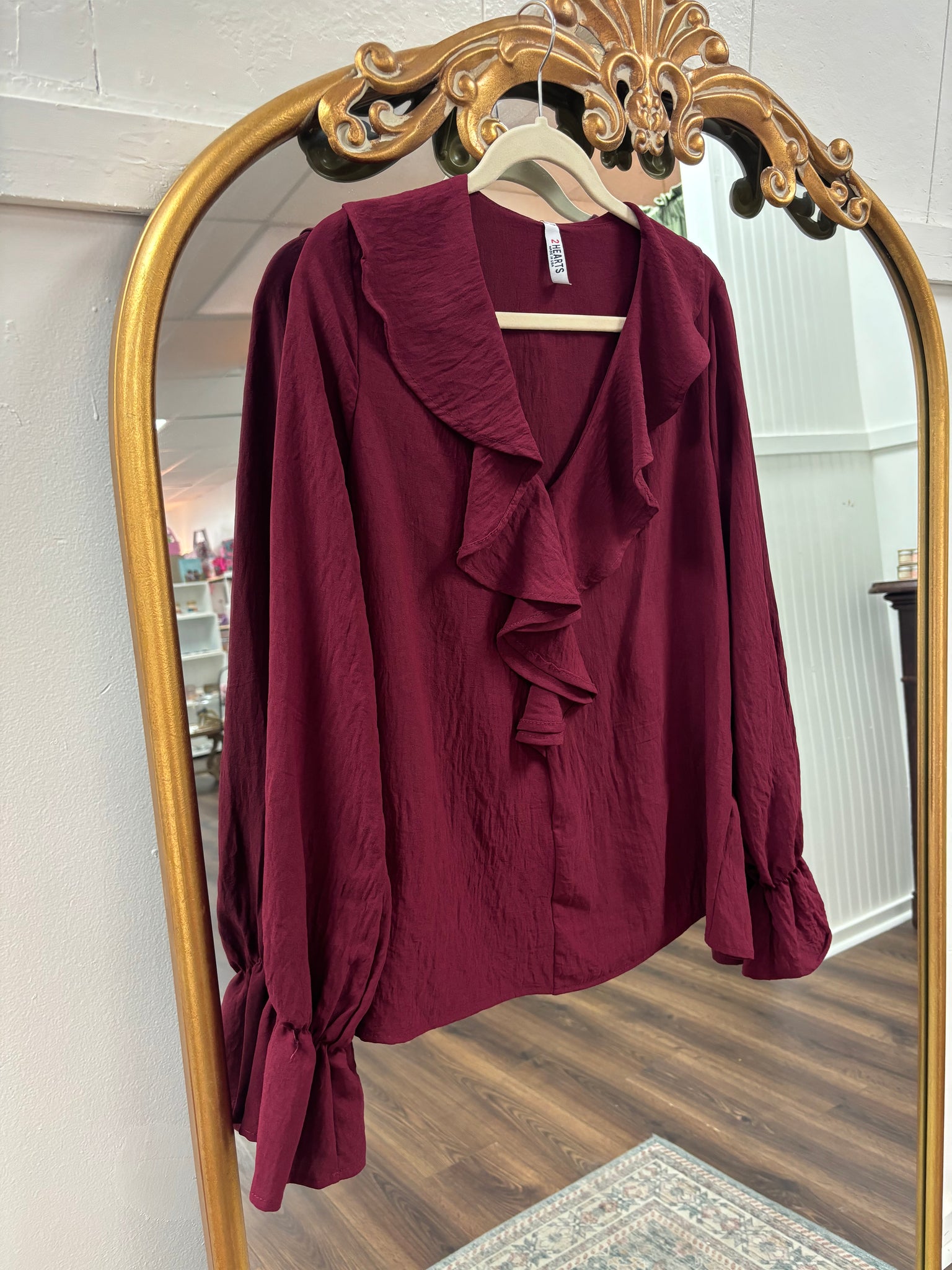 Patty Ruffle Top