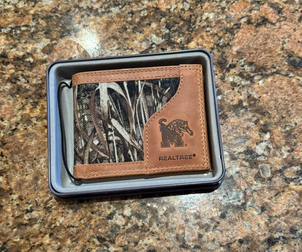REALTREE Camo Canvas & Leather Bi-fold Wallet