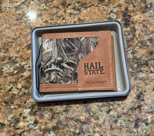 REALTREE Camo Canvas & Leather Bi-fold Wallet