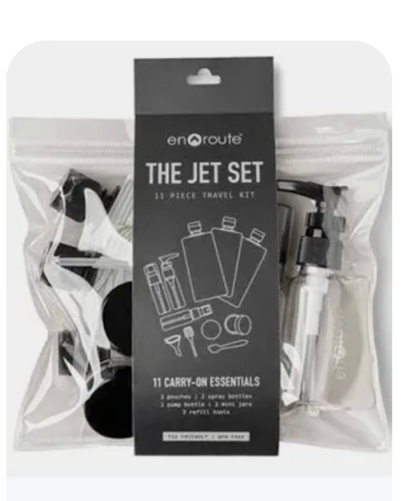 Jet Set 11 Piece Travel Kit