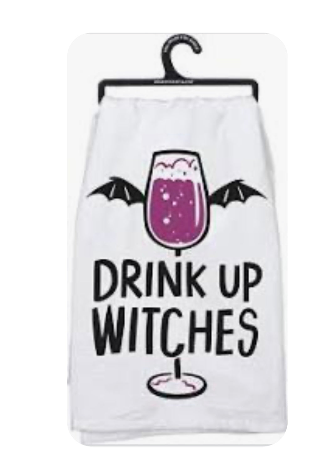 Dish Towel Drink Up Witches