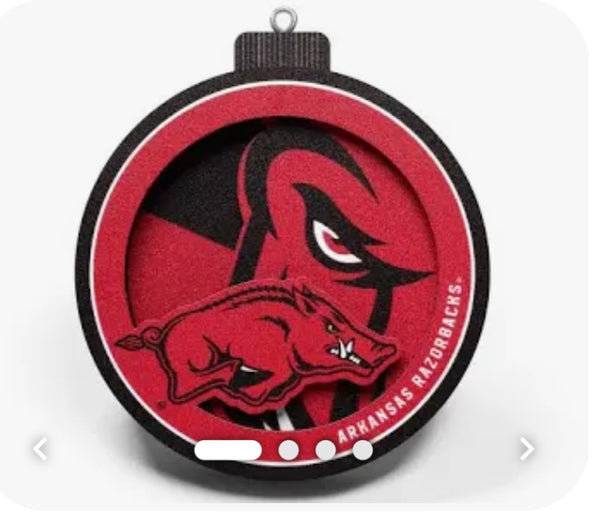 Collegiate 3D Tree Ornament