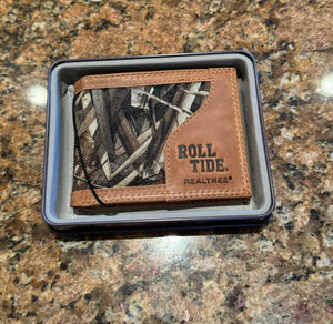 REALTREE Camo Canvas & Leather Bi-fold Wallet