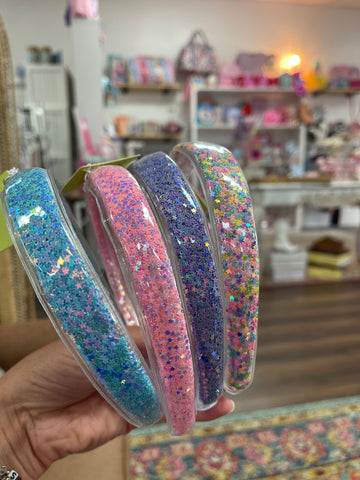 Plastic Confetti Headbands