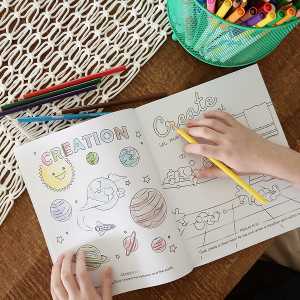 Colored with Grace Kids Coloring Book