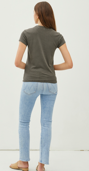 Classic Ribbed Tee