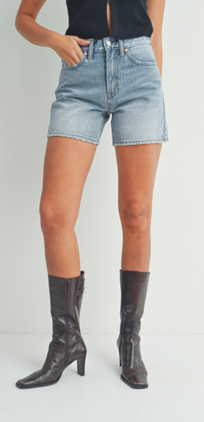 Abby Longer Length Denim Short