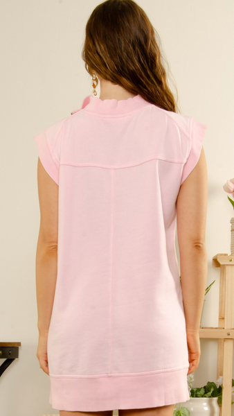 Half Zip Vest Dress