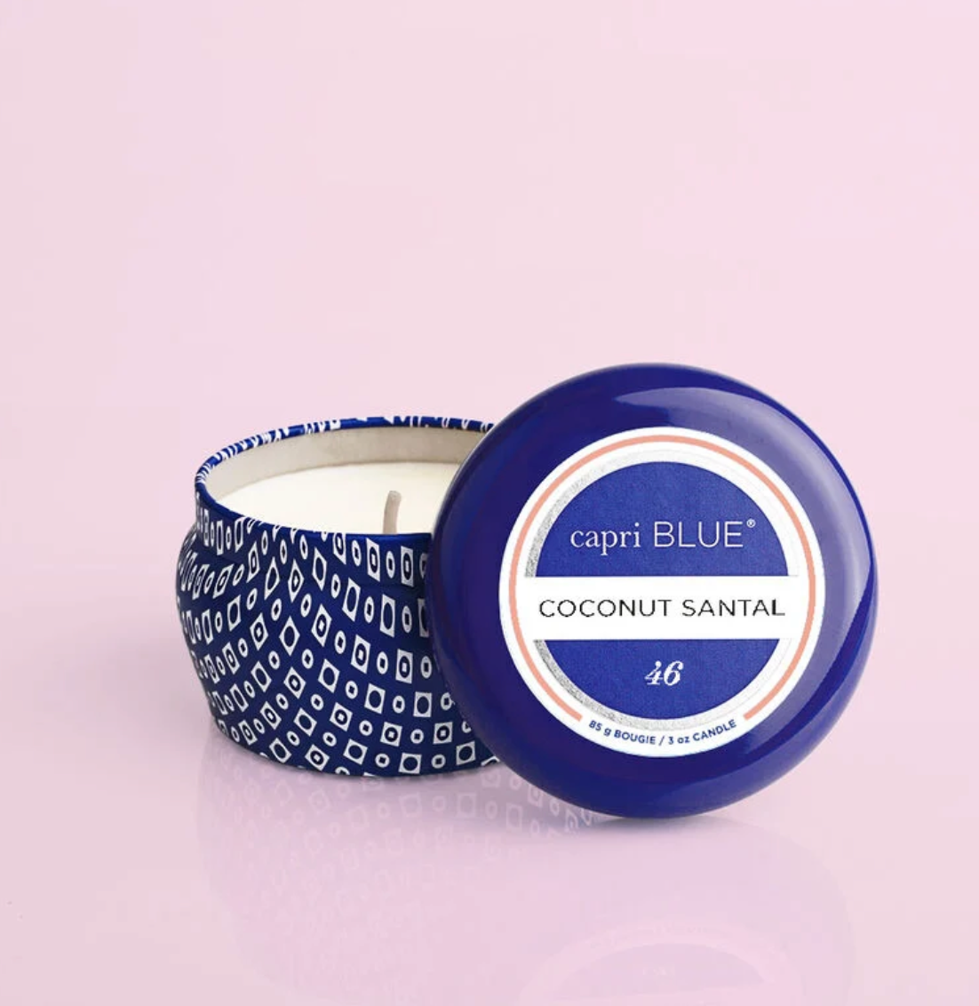 Blue Mini Tin Candle