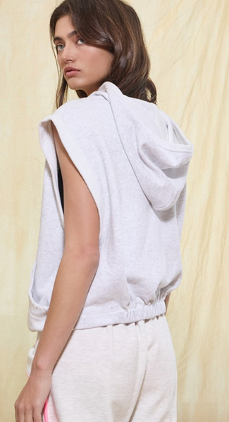 Hooded Muscle Pullover